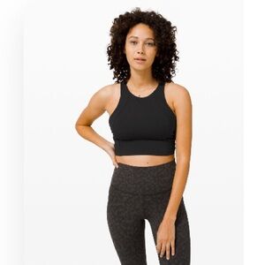lululemon athletica Black High-Neck Sports Bra